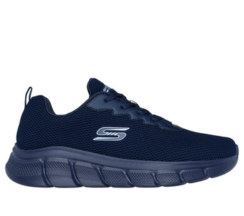 Scarpe sportive blu da uomo in tessuto mesh Skechers Bobs Sport B Flex - Chill Edge, Brand, SKU s323500623, Immagine 0